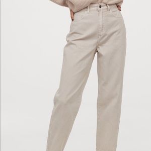 High waisted trousers